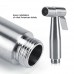 GLOGLOW 3Pcs Portable Handheld Bidet Sprayer Set with Hose&Holder Toilet Washing Shower Stainless Steel Kit for Personal Hygiene - B07FMTS312